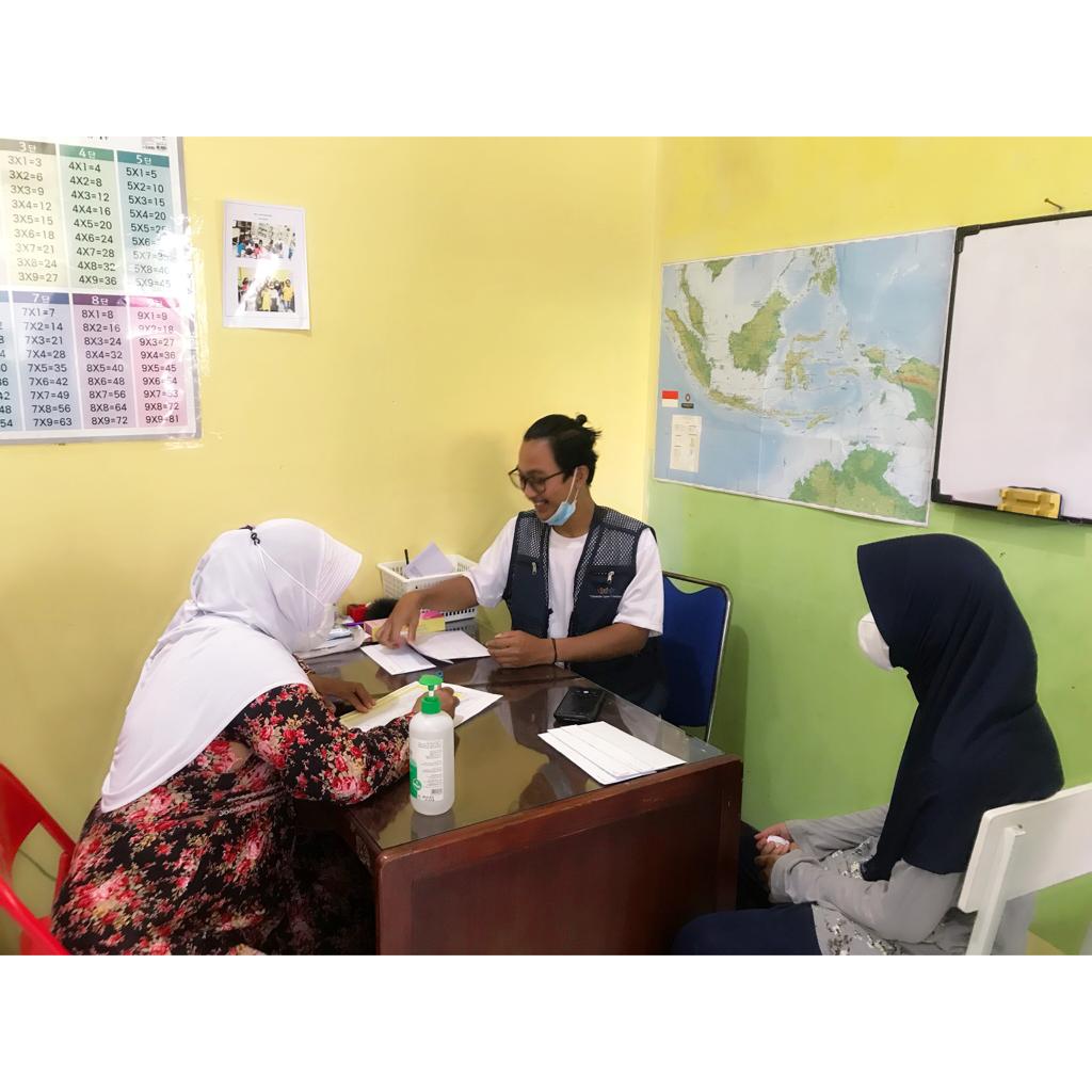 Pendataan penerima bantuan pendidikan bersama orang tua dan siswa